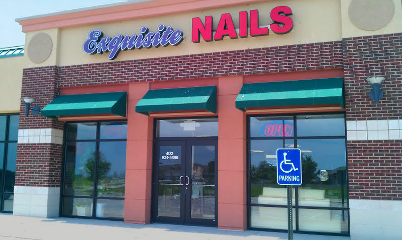 Inside Exquisite Nails Salon